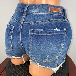 BLANKNYC 25 The Fulton Roll Up Distressed Shorts